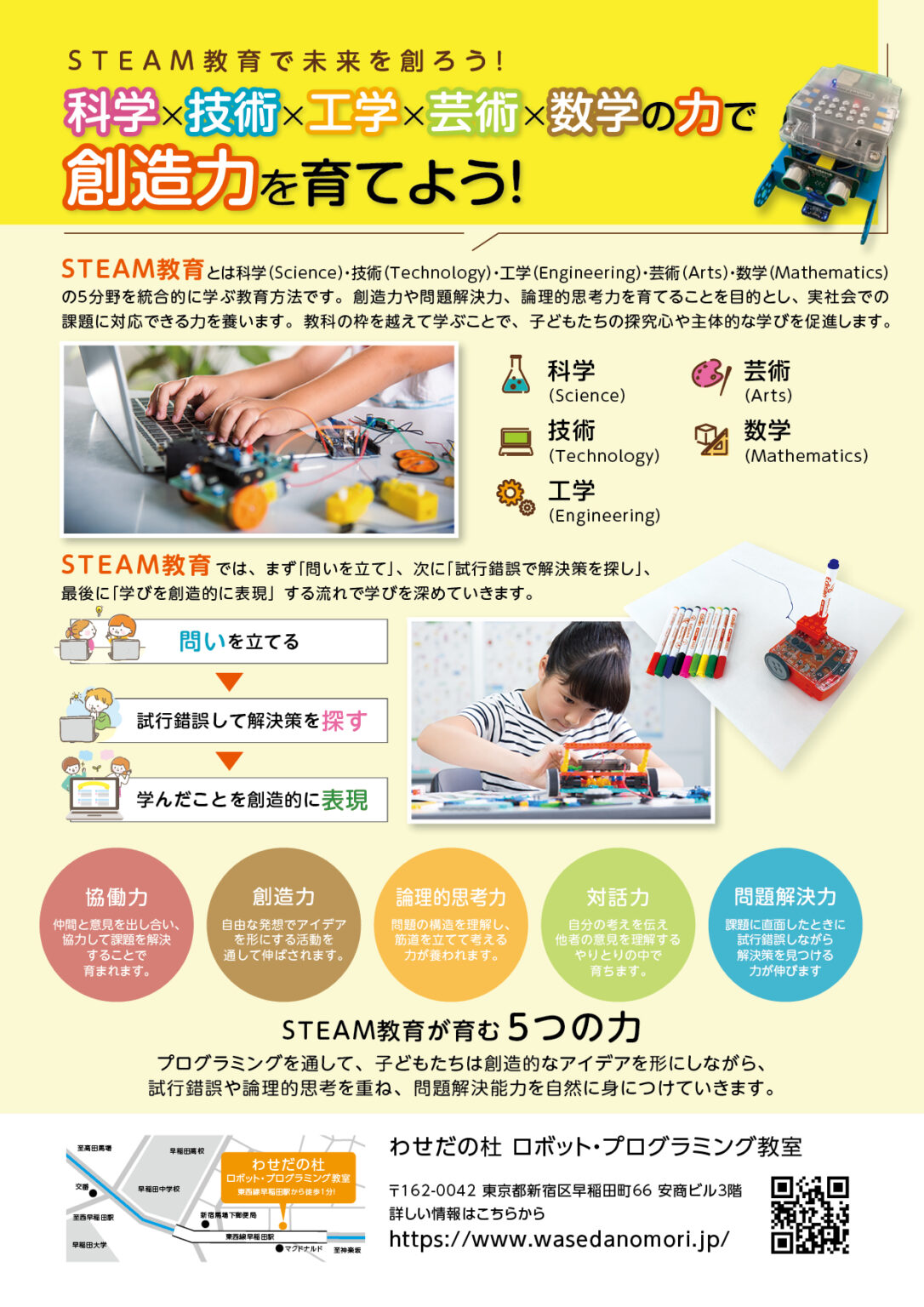 STEAM教育チラシ | デザイン制作
